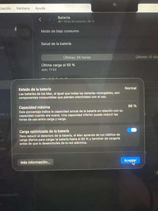 MacBook M2 2023 Azul Marino Excelente Estado