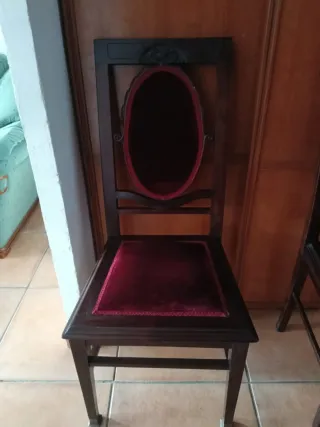 Mesa comedor y 6 sillas madera