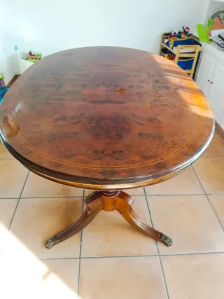 Mesa comedor y 6 sillas madera