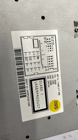 SISTEMA AUDIO / RADIO CD SEAT ALTEA (5P1) (4)