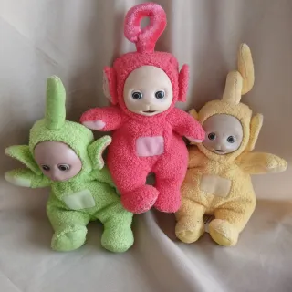 3 Muñecos Teletubbies Años 90