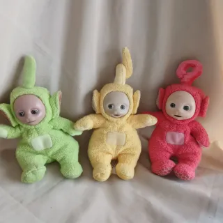 3 Muñecos Teletubbies Años 90