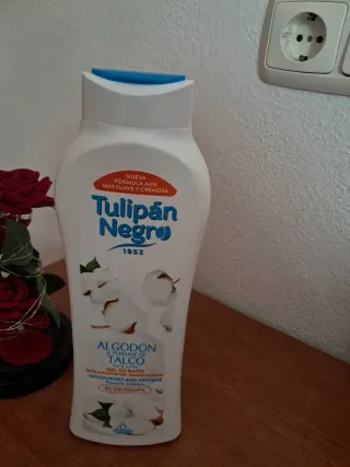 Gel de Baño Tulipán Negro Algodón y Talco