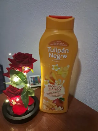 Gel de Baño Tulipán Negro Algodón y Talco