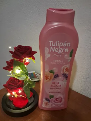 Gel de Baño Tulipán Negro Algodón y Talco