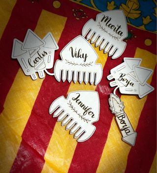 Broches Falleros Madera
