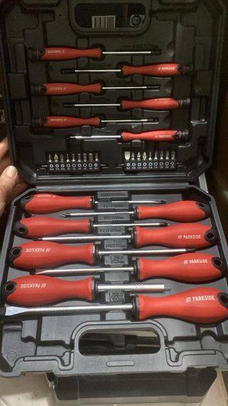 Valigetta Parkside + set cacciaviti