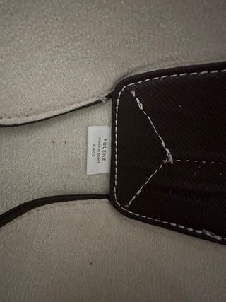 Bolso Polene Mini Cyme Marrón oscuro