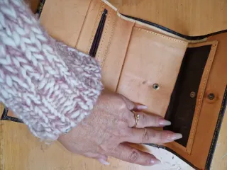 Portafoglio Louis Vuitton monogram marrone