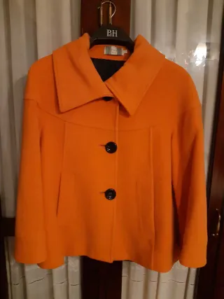 Chaquetón Cortefiel Naranja Talla L