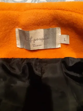 Chaquetón Cortefiel Naranja Talla L
