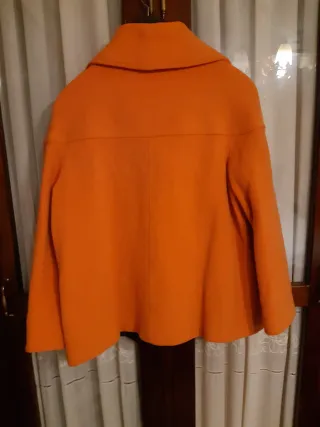 Chaquetón Cortefiel Naranja Talla L
