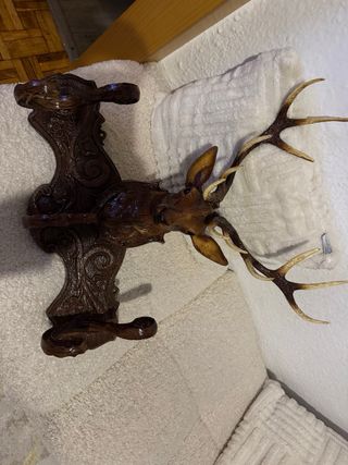 Perchero Adorno Cabeza de Ciervo