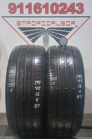 195 45 16 V GOODYEAR RUEDA AL 90% VIDA UTIL