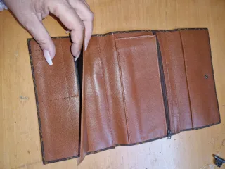 Portafoglio Louis Vuitton monogram marrone