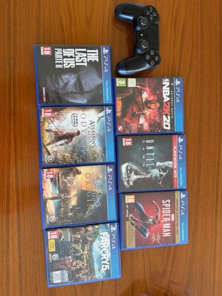 Pack PS4 1TB + Mando + 7 Juegos