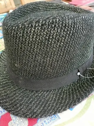 Sombrero Carnaval Disfraz Negro Dorado