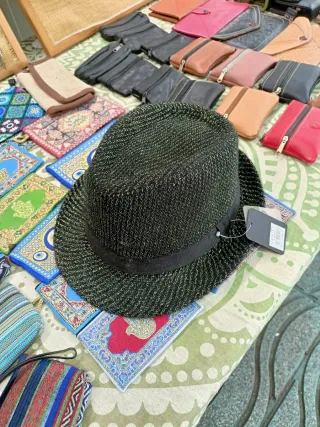 Sombrero Carnaval Disfraz Negro Dorado