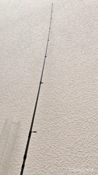 Caña y carrete de pesca spinning