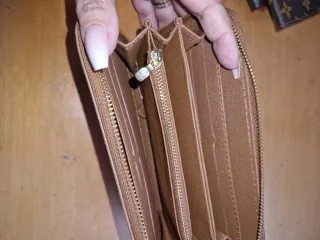 Portafoglio Louis Vuitton monogram marrone