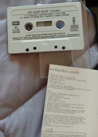Musicassetta Pet Shop Boys Actually