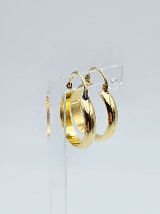 Pendientes Aros Oro 18K 2,1gr 1,98cm