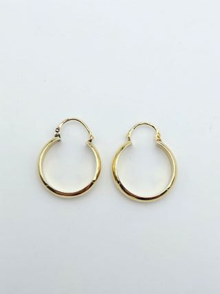 Pendientes Aros Oro 18K 2,1gr 1,98cm