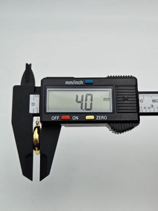 Pendientes Aros Oro 18K 2,1gr 1,98cm