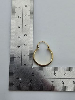 Pendientes Aros Oro 18K 2,1gr 1,98cm