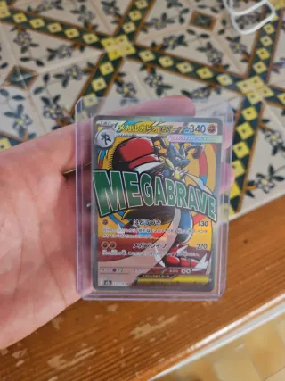 Carta Pokémon Japonesa Mega Lucario EX ORIGINAL