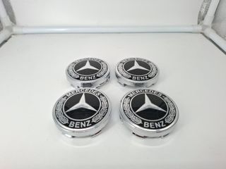 4 Coprimozzi Mercedes Benz 60mm Nuovi