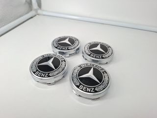 4 Coprimozzi Mercedes Benz 60mm Nuovi