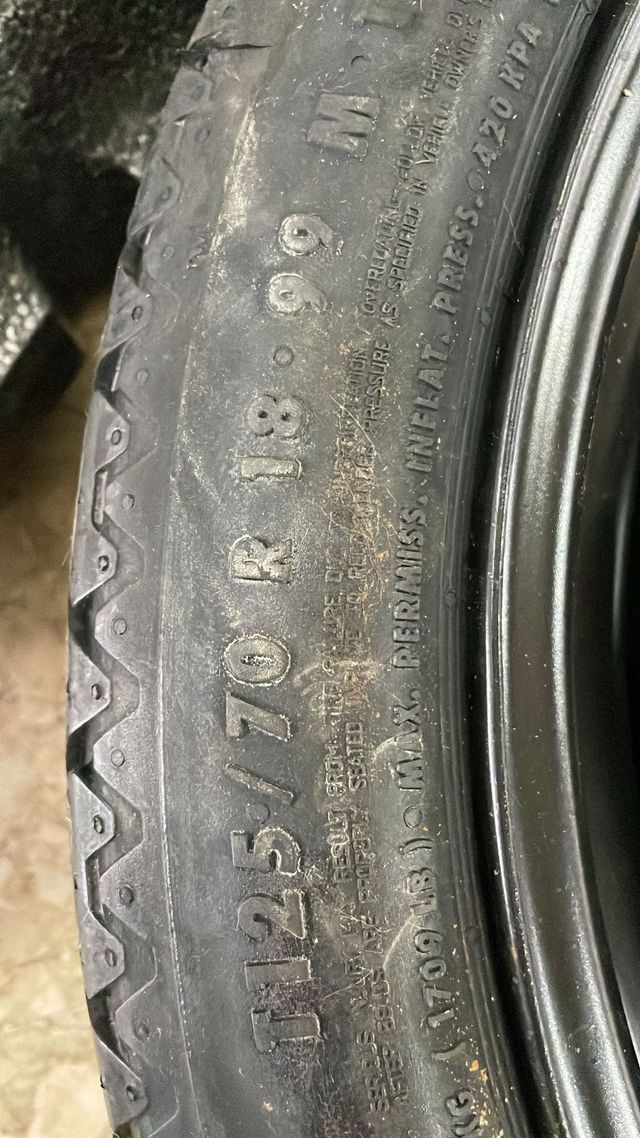 Rueda de repuesto 18 Seat/VW/Audi/Skoda