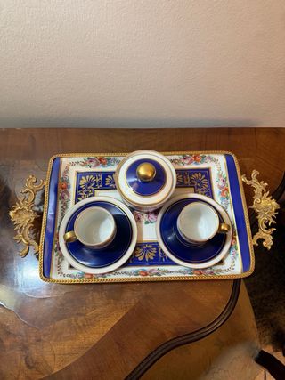 Set Caffè Limoges 5pz + Vassoio