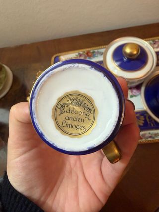 Set Caffè Limoges 5pz + Vassoio