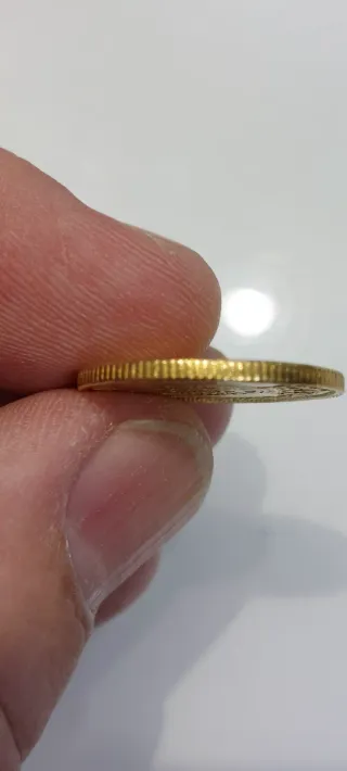 Moneda Oro 22K Isabel II 1855