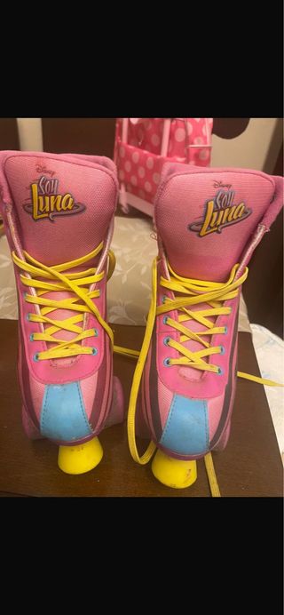 Patines Soy Luna Disney Rosas