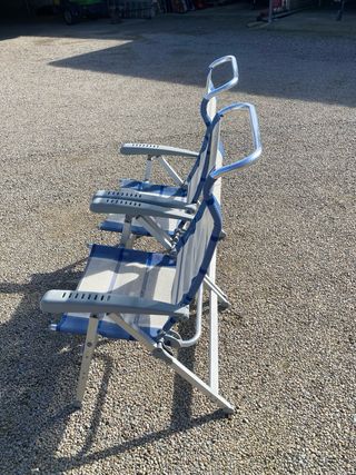 2 Sillas Reclinables Camping