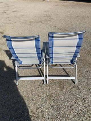 2 Sillas Reclinables Camping