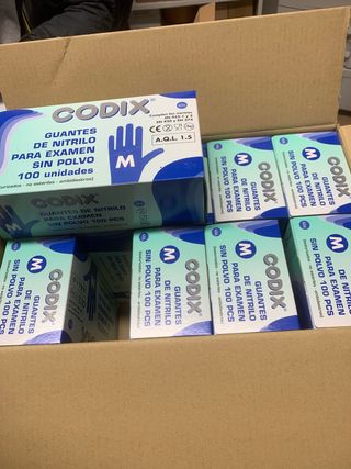 Guantes de nutrido 10 cajas por 40€