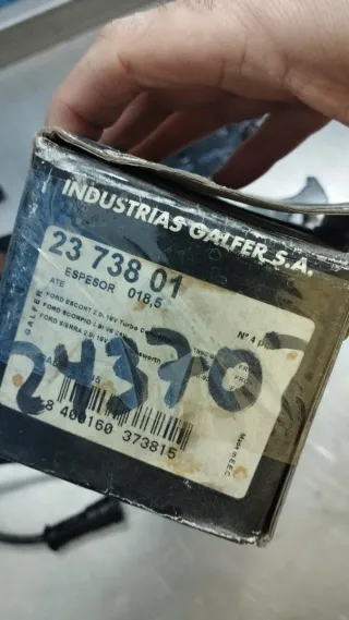 Pastillas delanteras Ford cosworth