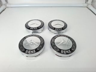 4 Coprimozzi Mercedes 60mm Nuovi