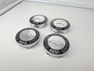 4 Coprimozzi Mercedes 60mm Nuovi