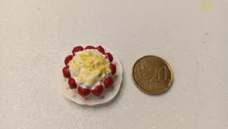 Mini Torta Rotonda con Fragole