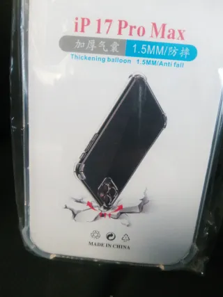 Funda iPhone 17 Pro Max Transparente