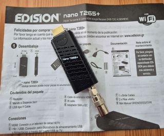 Receptor EDISION nano T265+ DVB-T2/C HDMI