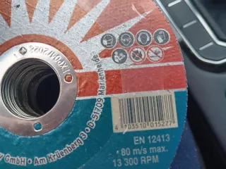 25 discos corte metal 115mm Amoladora pequeño