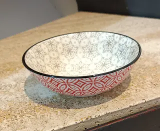 Ciotolina in porcellana decorata