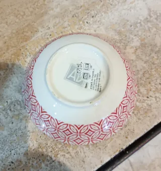 Ciotolina in porcellana decorata