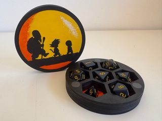 Caja imantada dados Dragon Ball
